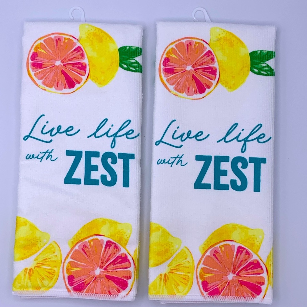 Colorful Citrus Kitchen Towels
